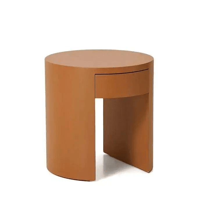 Moon Night Table Orange 44x46x56 cm